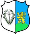 Elisi  Origine : Luc�ram  Barons de Saint Albert 1840.  Parti d'argent et d'azur ; au I , au poignard en pal cousu entre deux rameaux de laurier au naturel fasc�s en sautoir en pointe ; dans le II au lion d'or, lampass� de gueules sur le copeau d'une montagne herbue.