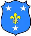 Giletta :  Origine : Levens.  Comtes de SaintJoseph 1833. D'azur � trois �toiles d'or, � la fleur de lis d'or en ab�me.   Devise " Nobilita sola virtus ".